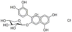 Cyanidin 3-xyloside Structure,29761-24-8Structure