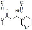 3-Pyridinepropanoic acid, β-amino-, methyl ester, dihydrochloride Structure,298214-98-9Structure