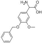 Amino-(4-benzyloxy-3-methoxy-phenyl)-aceticacid Structure,299164-71-9Structure