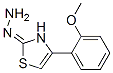 4-(2-Methoxyphenyl)-2(3H)-thiazolone hydrazone Structure,299169-54-3Structure