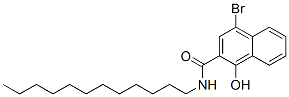 4-Bromo-N-dodecyl-1-hydroxy-2-naphthalenecarboxamide Structure,29978-16-3Structure