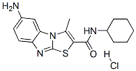 Thiazolo[3,2-a]benzimidazole-2-carboxamide, 6-amino-N-cyclohexyl-3-methyl- Structure,299901-57-8Structure