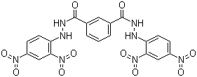 Bis[2-(2,4-dinitrophenyl)hydrazide]1,3-benzenedicarboxylic acid Structure,300360-39-8Structure