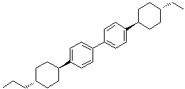 Trans,trans-4-(4-propylcyclohexyl)-4-(4-ethylcyclohexyl)-biphenyl Structure,300545-17-9Structure