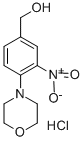 (4-Morpholino-3-nitrophenyl)methanol hydrochloride Structure,300665-23-0Structure