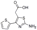 5-Thiazoleacetic acid, 2-amino-4-(2-thienyl)- Structure,300814-88-4Structure