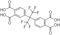 4,4-(2,2,2-Trifluoro-1-(trifluoromethyl)ethylidene)bisphthalic acid Structure,3016-76-0Structure