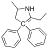 2-Ethyl-5-methyl-3,3-diphenylpyrroline Structure,30223-74-6Structure