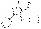 3-Methyl-5-phenoxy-1-phenyl-1H-pyrazole-4-carbaldehyde Structure,30241-46-4Structure