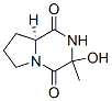 Pyrrolo[1,2-a]pyrazine-1,4-dione, hexahydro-3-hydroxy-3-methyl-, (8as)- (9ci) Structure,302790-90-5Structure