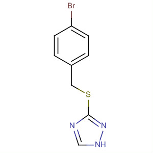 1H-1,2,4-triazole, 5-[[(4-bromophenyl)methyl]thio]- Structure,302804-67-7Structure