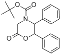 Tert-Butyl 6-oxo-2,3-diphenyl-4-morpholinecarboxylate Structure,302911-78-0Structure