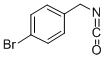 4-Bromobenzyl isocyanate Structure,302912-23-8Structure