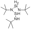 1,3-Di-tert-butyl-2-(tert-butylamino)-1,3-diaza-2,4-disilacyclotetrane Structure,302912-46-5Structure