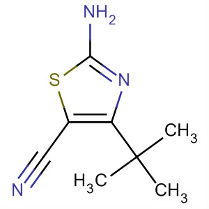 2-Amino-4-tert-butylthiazole-5-carbonitrile Structure,303994-99-2Structure