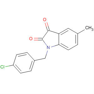 1-(4-Chlorobenzyl)-5-methyl-1h-indole-2,3-dione Structure,303998-01-8Structure