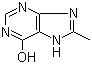 1,7-Dihydro-8-methyl-6h-purin-6-one Structure,30467-02-8Structure