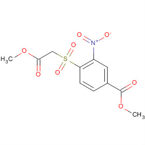 Methyl 4-(2-methoxy-2-oxoethylsulfonyl)-3-nitrobenzoate Structure,304692-53-3Structure