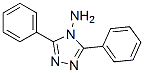 3,5-Diphenyl-4H-1,2,4-triazol-4-amine Structure,3049-45-4Structure