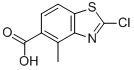 5-Benzothiazolecarboxylic acid, 2-chloro-4-methyl- Structure,305381-69-5Structure