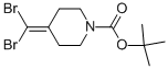 Tert-butyl 4-(dibromomethylene)piperidine-1-carboxylate Structure,305794-65-4Structure