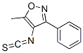 5-Methyl-3-phenyl-4-isoxazolyl isothiocyanate Structure,306934-97-4Structure