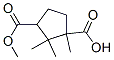 3-(Methoxycarbonyl)-1,2,2-trimethylcyclopentane-1-carboxylic acid Structure,306935-15-9Structure