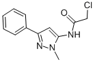 N1-(1-methyl-3-phenyl-1h-pyrazol-5-yl)-2-chloroacetamide Structure,306935-25-1Structure