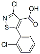 3-Chloro-5-(2-chlorophenyl)isothiazole-4-carboxylic acid Structure,306935-52-4Structure