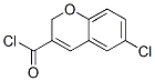 6-Chloro-2H-1-benzopyran-3-carbonyl chloride Structure,306935-54-6Structure