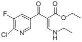 Ethyl 2-[(6-chloro-5-fluoropyridin-3-yl)carbonyl]-3-(ethylamino)acrylate Structure,306935-70-6Structure