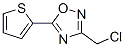 3-(Chloromethyl)-5-(2-thienyl)-1,2,4-oxadiazole Structure,306936-06-1Structure