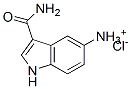 3-(Aminocarbonyl)-1H-indol-5-aminium chloride Structure,306936-36-7Structure