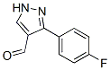 3-(4-Fluorophenyl)-1H-pyrazole-4-carbaldehyde Structure,306936-57-2Structure