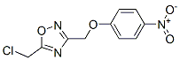 5-(Chloromethyl)-3-[(4-nitrophenoxy)methyl]-1,2,4-oxadiazole Structure,306936-72-1Structure