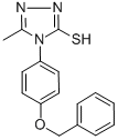 4-[4-(Benzyloxy)phenyl]-5-methyl-4h-1,2,4-triazole-3-thiol Structure,306936-82-3Structure