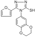 4-(2,3-Dihydro-1,4-benzodioxin-6-yl)-5-(2-furyl)-4h-1,2,4-triazole-3-thiol Structure,306936-86-7Structure