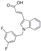 3-[1-(3,5-Difluorobenzyl)-1H-indol-3-yl]acrylic acid Structure,307352-81-4Structure