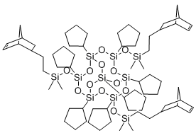 Tris[dimethyl(norbornenylethyl)silyloxy]-POSS Structure,307496-41-9Structure