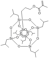 PSS-(1-Propylmethacrylate)-Heptaisobutyl substituted Structure,307531-94-8Structure