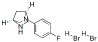 (1S,4s)-(-)-2-(4-氟苯基)-2,5-二氮雜雙環(huán)[2.2.1]庚烷氫溴酸結(jié)構(gòu)式_308103-49-3結(jié)構(gòu)式