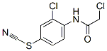 3-Chloro-4-[(chloroacetyl)amino]phenyl thiocyanate Structure,3082-23-3Structure