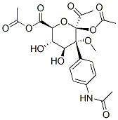 4-Acetamidoophenyl triacetyl-beta-d-glucopyranosiduronic acid, methyl ester Structure,30824-21-6Structure