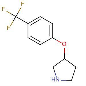 3-(4-(Trifluoromethyl)phenoxy)pyrrolidine Structure,308386-24-5Structure