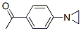 Ethanone, 1-[4-(1-aziridinyl)phenyl]-(9ci) Structure,30855-84-6Structure