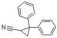 2,2-Diphenylcyclopropanecarbonitrile Structure,30932-41-3Structure