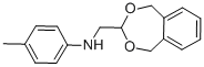 (5,9-Dihydro-6,8-dioxa-benzocyclohepten-7-yl-methyl)-p-tolyl-amine Structure,309720-04-5Structure