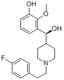 3-[(S)-{1-[2-(4-fluorophenyl)ethyl]-4-piperidinyl}(hydroxy)methyl]-2-methoxyphenol Structure,311348-81-9Structure