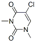 5-Chloro-1,3-dimethylpyrimidine-2,4(1h,3h)-dione Structure,31217-00-2Structure