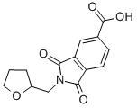 1,3-Dioxo-2-(tetrahydro-furan-2-ylmethyl)-2,3-dihydro-1h-isoindole-5-carboxylic acid Structure,312498-19-4Structure